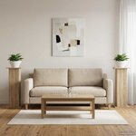 vidaXL Support de Plante 2 pc Chêne Sonoma 30 5 x 30 x 80 5 cm