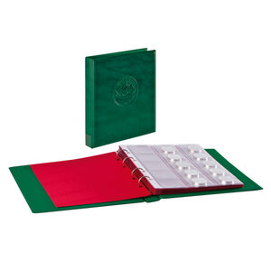 Album Half Penny avec 10 feuilles numismatiques. Couleur - Vert