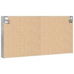 vidaXL Armoire à vitrine gris béton 100x8 5x50 cm bois d'ingénierie