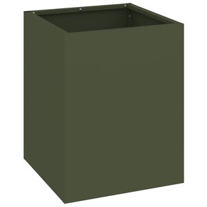 vidaXL Cache-pot de jardin Vert olive 32 x 32 x 40 cm