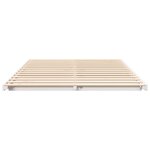 vidaXL Cadre de lit surélevé Blanc 160 x 210 cm Bois massif en pin