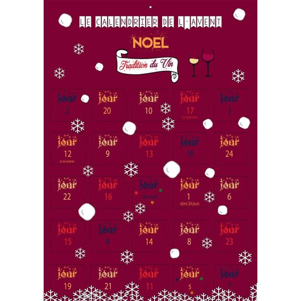 Calendrier de l'avent vin 25 astuces