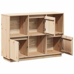 vidaXL Buffet 110 5x35x80 cm Bois massif de pin