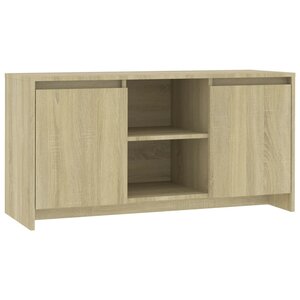 vidaXL Meuble TV Chêne sonoma 102x37 5x52 5 cm Bois d'ingénierie