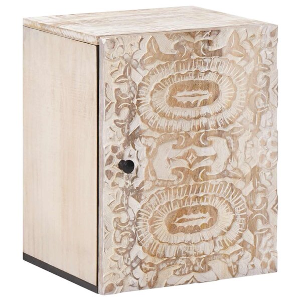 vidaXL Cabinet de Salle de Bain Suspendu Blanc 38 x 33 5 x 48 cm