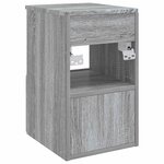 vidaXL Armoire de salle de bain Sonoma gris 30 x 35 x 50 cm