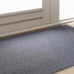 vidaXL Tapis Couloir Gris clair 100 x 150 cm tissu