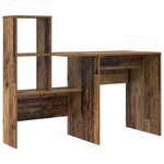 vidaXL Bureau Bois ancien 131 5 x 50 x 106 5 cm Bois d'ingénierie