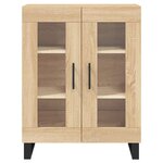 vidaXL Buffet haut Chêne sonoma 69 5x34x180 cm Bois d'ingénierie