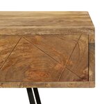 vidaXL Bureau avec tiroirs Bois solide de manguier 110x50x76 cm