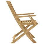 vidaXL Chaises pliables de jardin lot de 4 bois massif d'acacia