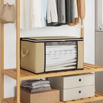 vidaXL Boîte de rangement avec fenêtre latérale transparente 6 Pièces