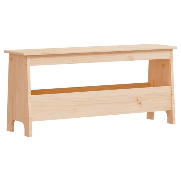 vidaXL Banc d'entrée 100x28x45 cm bois de pin massif
