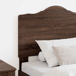 vidaXL Tête de lit Chêne brun 75 cm Bois d'ingénierie