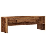 vidaXL Meuble TV vieux bois 120x40x40 cm bois d'ingénierie