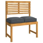 vidaXL Coussin pour assise de palette 4 Pièces Anthracite 40 x 40 x 8 cm
