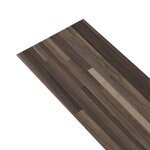 vidaXL Dalles de plancher PVC autoadhésif 5 21 m² 2 mm marron rayé