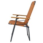 Bo-Camp Chaise de camping pliable Jefferson Argile