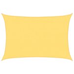 vidaXL Parasol en PEHD rectangulaire 4 x 6 m Beige