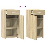 vidaXL Buffet chêne sonoma 45x42 5x93 cm bois d'ingénierie