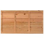 vidaXL Dessus de table marron clair bois chêne massif rectangulaire