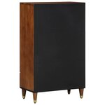 vidaXL Haut-commode Marron 60 x 33.5 x 100 cm Bois de manguier massif