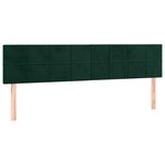 vidaXL Cadre de lit sans matelas vert foncé 120x190 cm velours