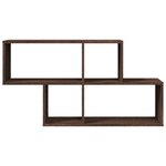 vidaXL Étagère murale chêne marron 100x20x53 cm bois d'ingénierie