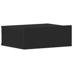 vidaXL Tables de chevet flottantes 2 Pièces Noir 40x30x15 cm