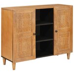 vidaXL Buffet Marron clair 33 5 x 90 x 75 cm