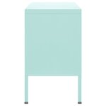 vidaXL Meuble TV Vert menthe 105x35x50 cm Acier