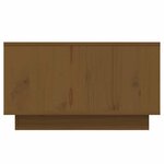 vidaXL Table basse Marron miel 55x56x32 cm Bois massif de pin