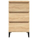 vidaXL Table de chevet chêne sonoma 40x35x70 cm bois d'ingénierie