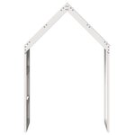 vidaXL Toit de lit pour enfants blanc 55x84x132 cm bois de pin massif