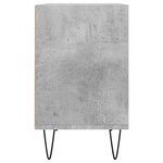 vidaXL Meuble TV gris béton 69 5x30x50 cm bois d'ingénierie