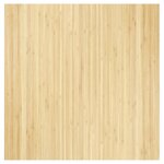 vidaXL Tapis rectangulaire naturel clair 100x100 cm bambou