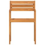 vidaXL Chaises de jardin 4 pièces 50x53x80 cm Bois massif Acacia