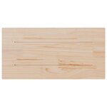 vidaXL Dessus de table 2 Pièces 80x40x2 5cm rectangulaire bois pin massif