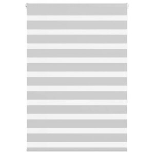 vidaXL Store zèbre gris clair largeur du tissu 105 9 cm polyester