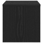 vidaXL Cabinet de chevet Chêne noir 40 x 40 x 30 cm Bois d'ingénierie