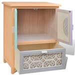 Vidaxl commode avec 1 tiroir 2 portes