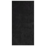 vidaXL Tapis HUARTE à poils courts doux et lavable noir 100x200 cm
