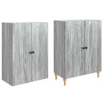vidaXL Ensemble de Meubles 2 Pièces 66 x 34 5 x 90 cm Bois d'ingénierie