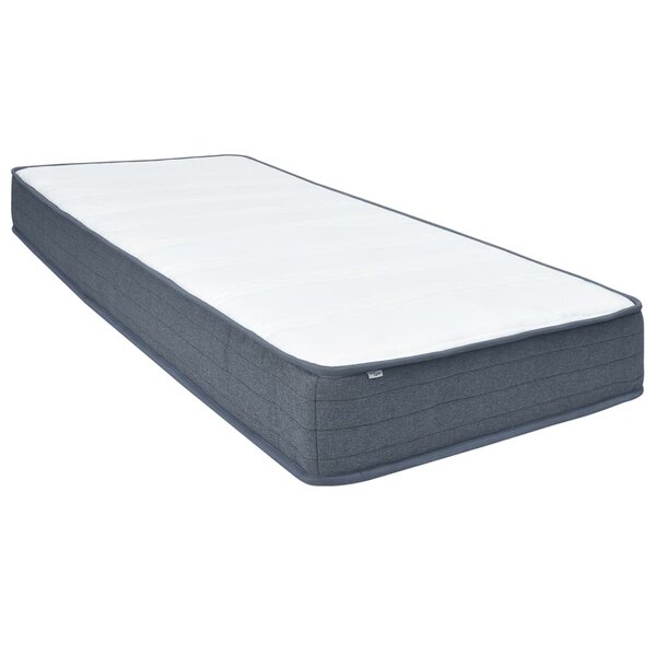 vidaXL Matelas de sommier à lattes 190x90x20 cm mi-doux tissu