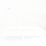 vidaXL Tête de lit murale Blanc 185x3x110 cm Bois massif de pin