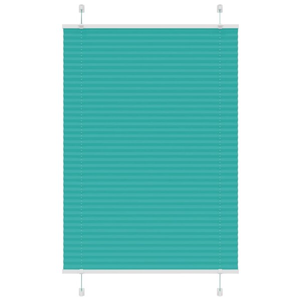 vidaXL Store plissé vert pétrole 85x150 cm largeur du tissu 84 4 cm