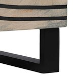 vidaXL Meubles et étagères de rangement pour médias Blanc et Noir