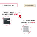 Porte-nom normalisé à encliqueter