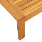 vidaXL Salon de jardin avec coussins 4 Pièces bois d'acacia massif