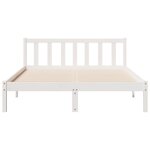 vidaXL Cadre de lit extra long sans matelas 140x210 cm bois massif pin